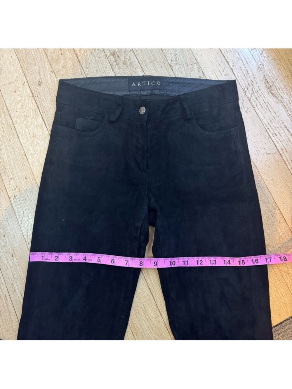 ARTICO {AXEL’S VAIL} Suede Black Pants - Picture 17 of 17